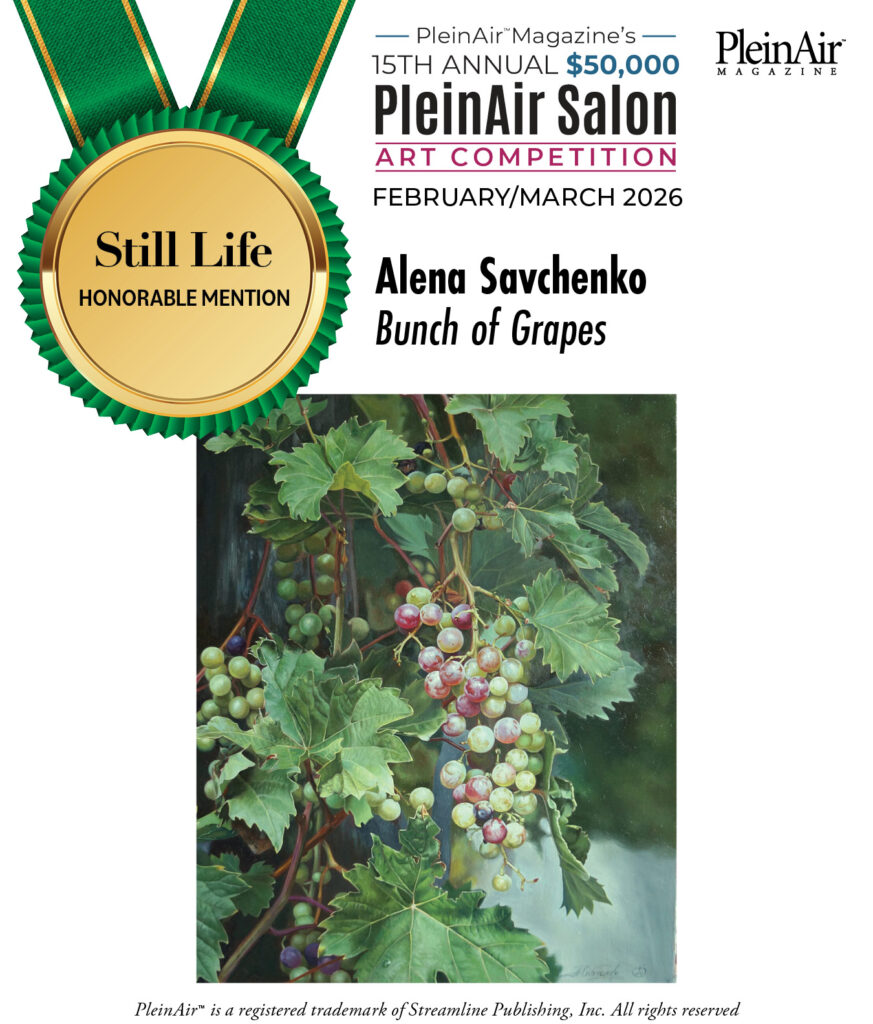 2026 - Honorable Mention, The Salon Art Prize (PleinAir Salon), USA.